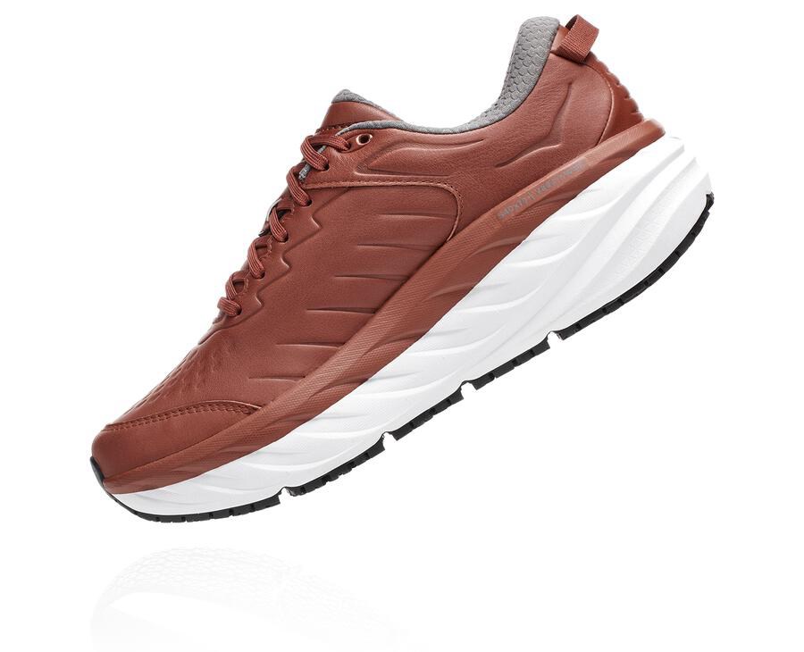 Running Shoes Mens - Hoka One One Bondi Sr - Brown - CTOQSWZ-09